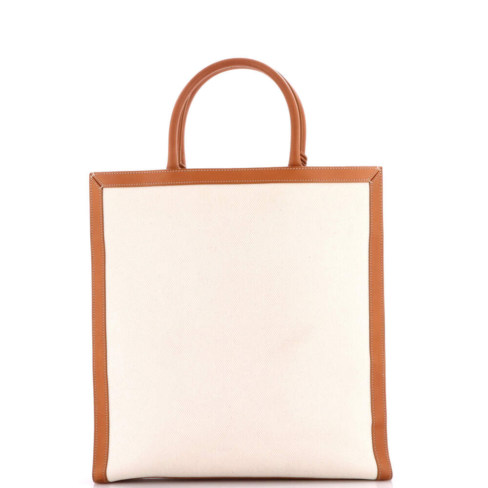 Celine Vertical Cabas Tote Canvas With #229535C11B - Picture 3 of 7